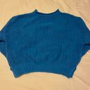 moon&madison Blue Chunky Sweater Photo 2