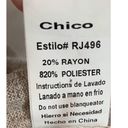 Chico's  Rosette Women Cowl Neck Poncho Tasseled Sweater Rolled Cuff Brown Small Photo 1