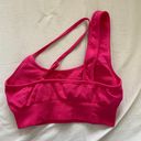 SheIn Athletic Hot Pink One Shoulder Set Photo 2