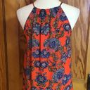 Collective Concepts Boho Bright Floral Halter Style Top Photo 6