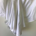 Natori  cotton poplin side drape button doown Blouse White Photo 9