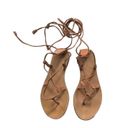 Madewell  Kana Gladiator Sandals Blush Size 8 Leather Boho Beach Minimalist Cute Photo 4