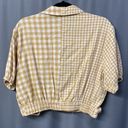 Prómesa Promesa
Carefree Heart Cropped Button-Up Gingham Shirt size L (b21) Photo 7