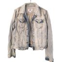 Polo  Jeans Co Ralph Lauren Women’s XL Denim Lydia Distressed Trucker Jacket Photo 0