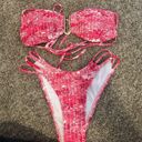 Pink Floral Swimsuit Size XS Photo 0