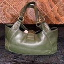 Tommy Hilfiger Vintage Y2K  Brown Western Early 2000s Shoulder Bag Purse Green Photo 8