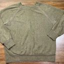 prAna  Sustainable Quality Womens Medium Olive Green Hemp Cozy Up Crew Neck Photo 0