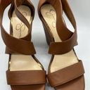 Jessica Simpson  Brown Wedge Sandals Size 9M Strappy Photo 19