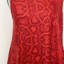 Lovers + Friends  Womens Tank Top Back Mesh Snakeskin Print Sz Small Sleeveless Photo 8