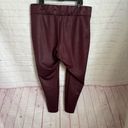 Lane Bryant  wine burgundy high rise leggings Size 22/24 Photo 2