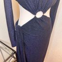 Meshki  Navy Christina Backless‎ Wrap Dress Size L NWT Photo 10