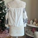 Rebecca Minkoff  Tiffany Off-the-Shoulder Embroidered Poplin Top Photo 3