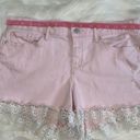 Jessica Simpson  stretch crochet trim shorts 30 Photo 4