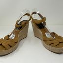 DV by Dolce Vit Dolce Vita Genuine Suede Leather Open Toe Jute Woven Wedges High Heels Shoes 11 Photo 2