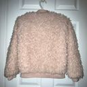 Forever 21 Fluffy Light Pink Bomber Jacket Photo 1