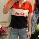 Coca-Cola Vintage  90s retro collared polo shirt Small Photo 2