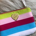 Betsey Johnson  rainbow striped wristlet Photo 5