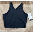 Nike NEW  BLACK YOGA SPORTS BRA SZ MEDIUM M Photo 3