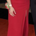 David's Bridal Prom Dress Red Photo 1