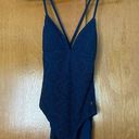 Southern Tide  Summerset Mesh One Piece Swimsuit in Yacht Blue Size XS Photo 1