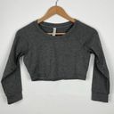 American Apparel Grey Raglan Crop Sweater Photo 1