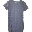 She & Sky  womens small lavender lace overlay purple dress guest church shift pu Photo 0