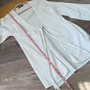 Nasty Gal  white tie front cardigan swim cover Photo 2