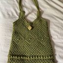 American Eagle  crochet bag small green Photo 0