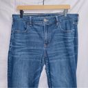 American Eagle  Dark Wash Denim Next Level Stretch Hi Rise Jegging Crop Jean Photo 2