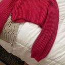 Urban Outfitters Pink Cropped Sweater Photo 0