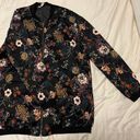 Floral Print Bomber Jacket Multi Size L Photo 0