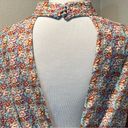 Bohme floral blouse size medium sweetheart back with tie button neck Photo 13