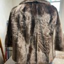 Beautiful Brown Regina Glenara By Glenoit Faux Fur Jacket Photo 3