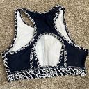 Tommy Hilfiger  Navy White Sports Bra Size M Photo 3