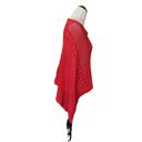 Chico's Chico’s red poncho one size Photo 2