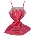 Victoria's Secret  Coral Pink Lace Slip Dress Photo 3