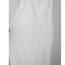 Lulus  White Satin Lace Backless Halter Maxi Formal, wedding Dress S Photo 5