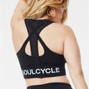 SoulCycle SOUL by  Evelyn High-Neck Mesh Bra Black Photo 1