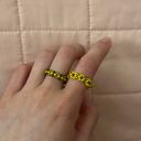 Handmade Beaded Sunflower Rings - Set of 2 Photo 0