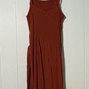 Majorelle  Dress Women's XS Spaghetti Straps Flattering Rust Red Knot Front Dress Photo 4