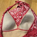 L.L.Bean  floral / poka dots one piece swimsuit size 12. Photo 1