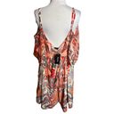 City Chic NWT  Adisa mirror Playsuit punch boho flowy romper Sz 20 Photo 7