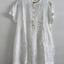 Faherty  Gemina Dress M in white Photo 6