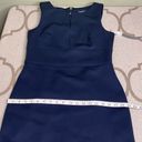 DKNY  navy blue keyhole front scuba sleeveless stretch dress Photo 6