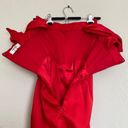 House Of CB  'Loretta' Red Satin Off Shoulder Dress/Size XS NWOT Photo 10