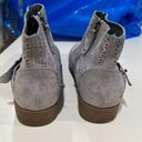 Teva  Delavina Waterproof Leather Perforated Ankle Booties Grey Size 9.5 Photo 2