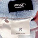 EXPRESS  Women 00 Super High Waisted Knit Raw Hem Mom Jean Shorts, Light Wash Photo 11