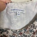 Rebecca Minkoff  one shoulder Mia floral ruffle blouse size Small Photo 3