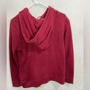 Adidas  burgundy trefoil hoodie size small Photo 3