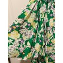 Rebecca Taylor  100% Silk Floral Green & Yellow Sleeveless Sundress Size 2 EUC Photo 7